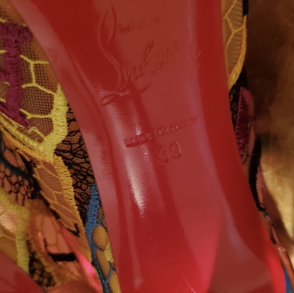 RARE⚜️Christian Louboutin 💜😻Gipsybootie SPC 100mm Stilettos - Picture 7 of 16